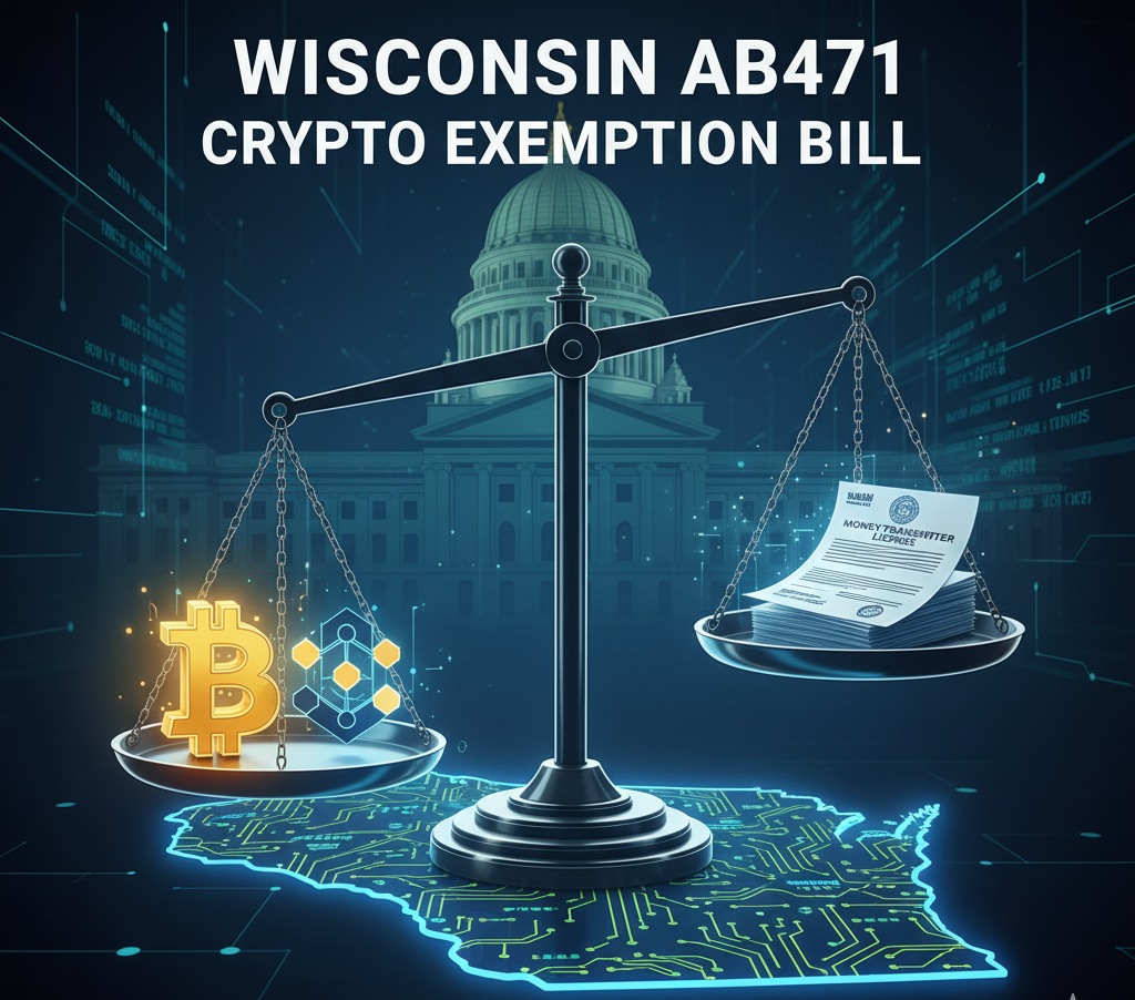 Wisconsin Busca Eliminar Requisitos de Licencia de Transmisor de Dinero para Negocios de Criptomonedas